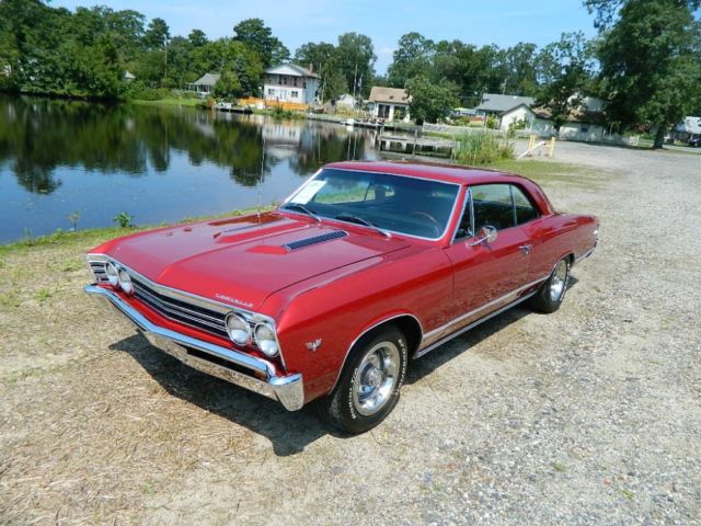 1967 Burgandy Chevrolet Chevelle 2dr Hardtop