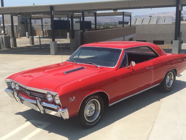 1967 Red Chevrolet Chevelle Coupe