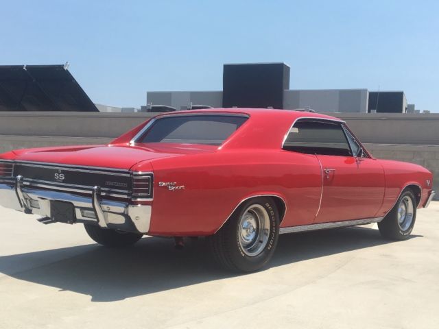 1967 Red Chevrolet Chevelle Coupe