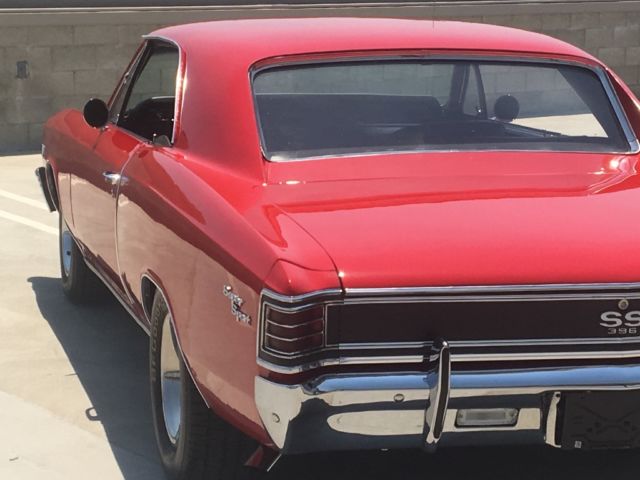 1967 Red Chevrolet Chevelle Coupe