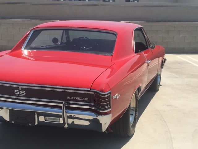 1967 Red Chevrolet Chevelle Coupe