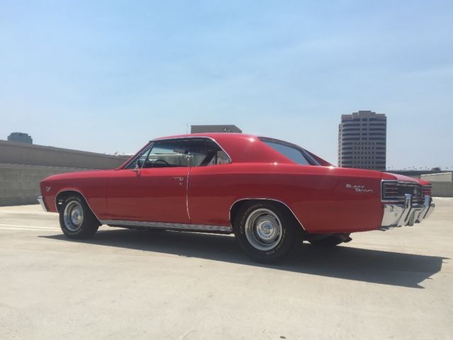 1967 Red Chevrolet Chevelle Coupe