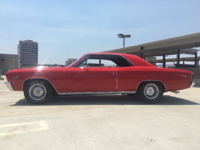 1967 Red Chevrolet Chevelle Coupe