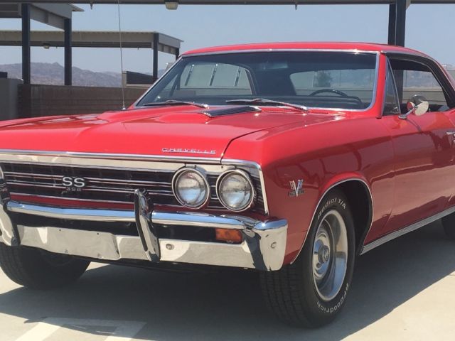 1967 Red Chevrolet Chevelle Coupe