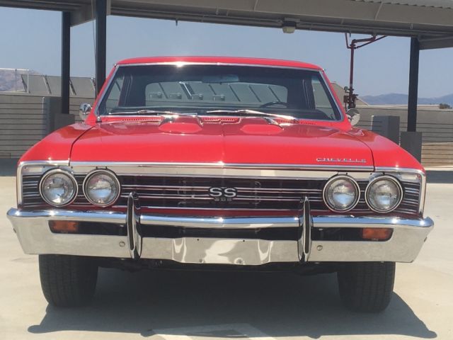 1967 Red Chevrolet Chevelle Coupe