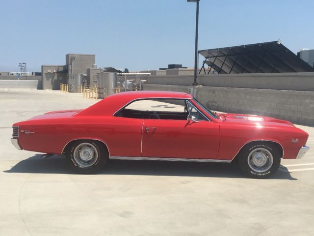 1967 Red Chevrolet Chevelle Coupe
