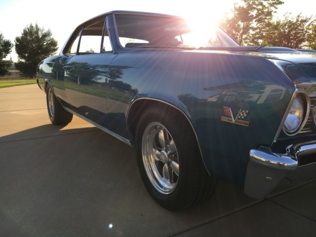 1967 Marina Blue Chevrolet Chevelle sport coupe