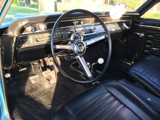 1967 Marina Blue Chevrolet Chevelle sport coupe