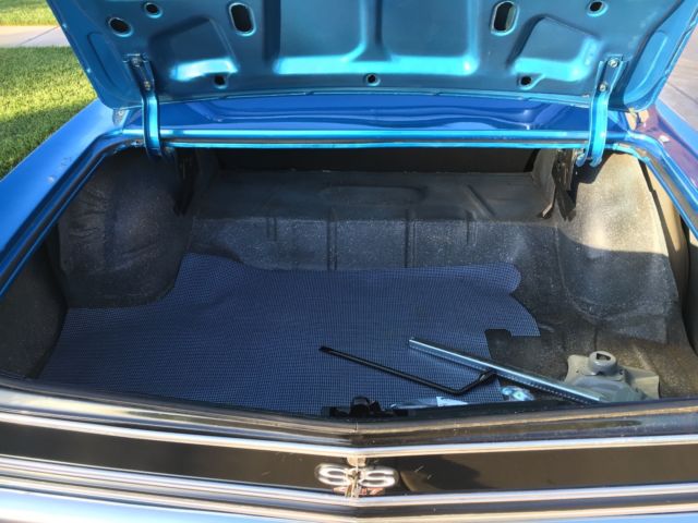 1967 Marina Blue Chevrolet Chevelle sport coupe