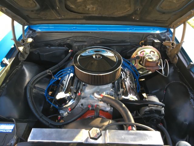 1967 Marina Blue Chevrolet Chevelle sport coupe