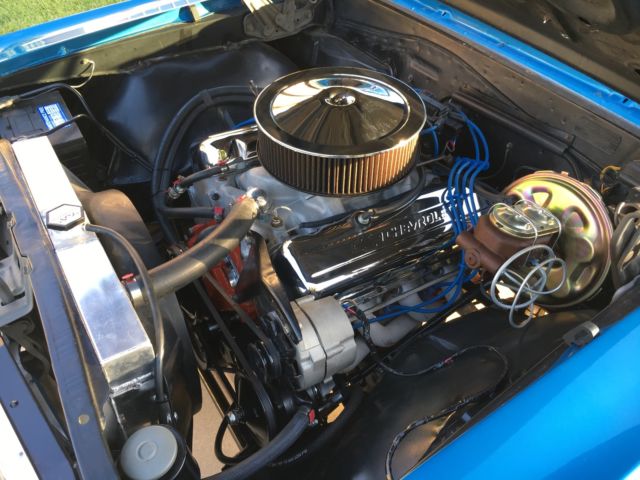 1967 Marina Blue Chevrolet Chevelle sport coupe