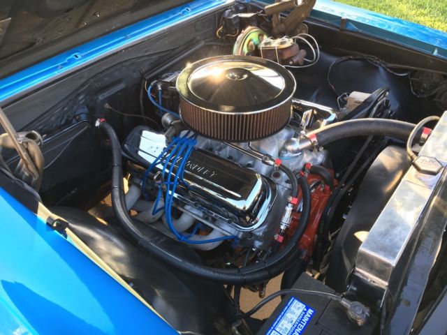 1967 Marina Blue Chevrolet Chevelle sport coupe