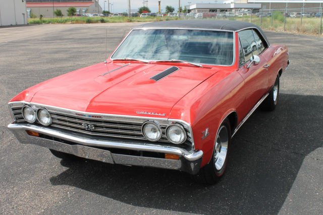 1967 Red Chevrolet Chevelle Coupe