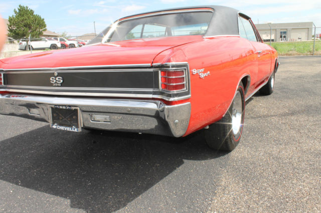 1967 Red Chevrolet Chevelle Coupe