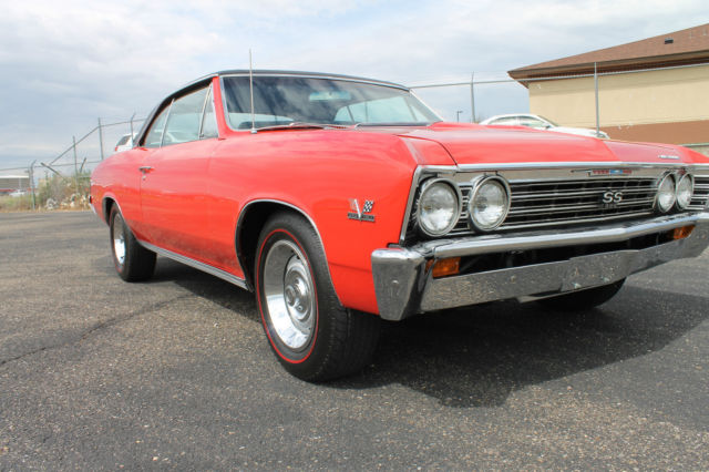 1967 Red Chevrolet Chevelle Coupe