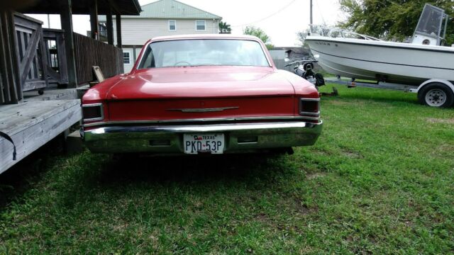 1967 Red Chevrolet Chevelle 4 door