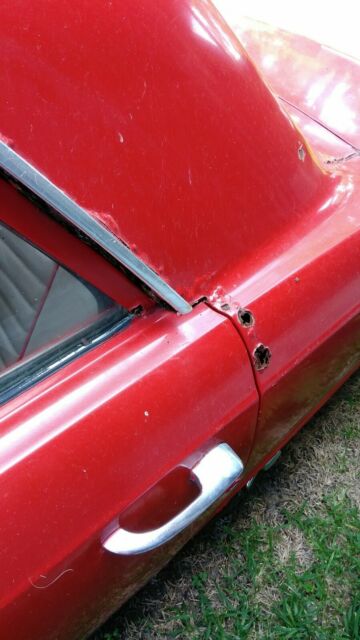 1967 Red Chevrolet Chevelle 4 door