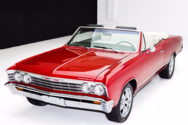 1967 Red Chevrolet Chevelle Convertible
