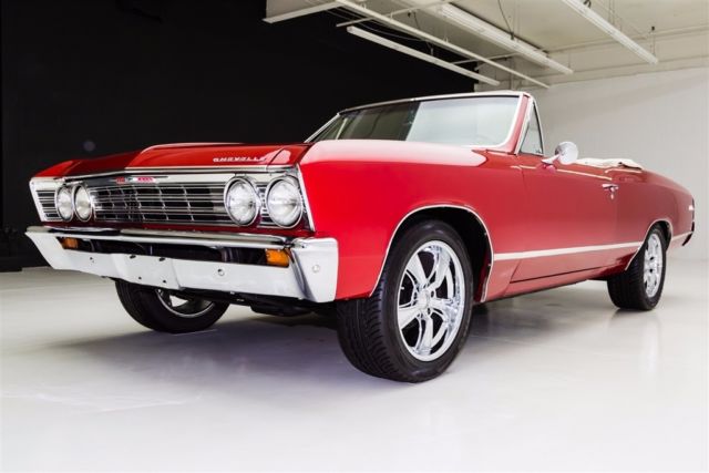 1967 Red Chevrolet Chevelle Convertible