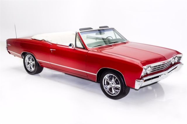 1967 Red Chevrolet Chevelle Convertible