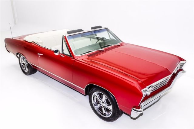 1967 Red Chevrolet Chevelle Convertible