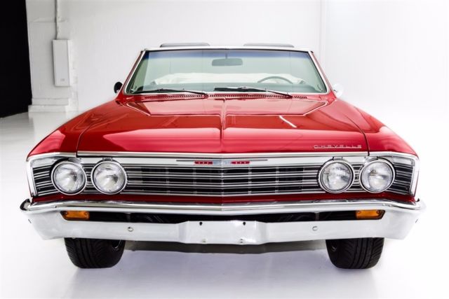 1967 Red Chevrolet Chevelle Convertible