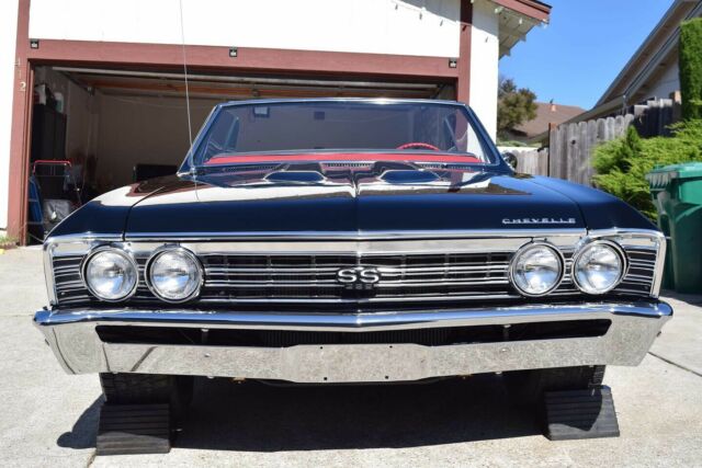 1967 Tuxedo black Chevrolet Chevelle Convertible