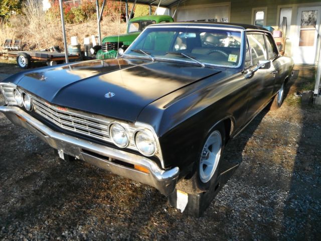 1967 Black Chevrolet Chevelle Coupe