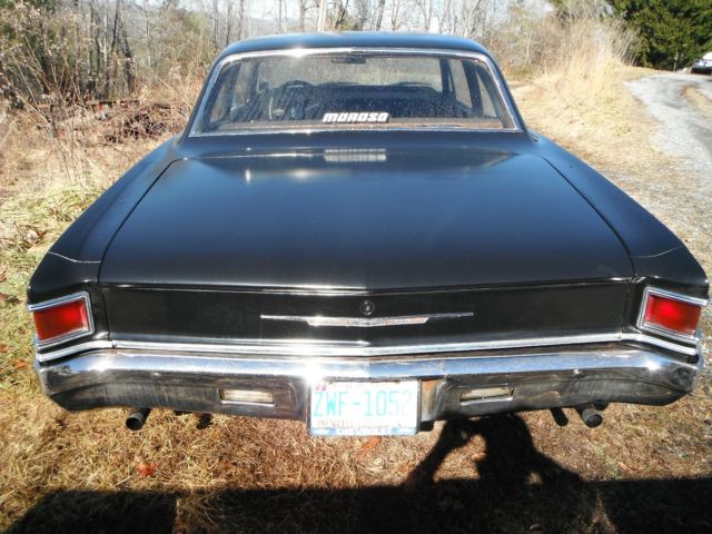 1967 Black Chevrolet Chevelle Coupe