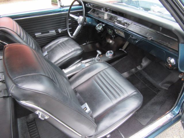 1967 Turquoise Green Chevrolet Chevelle 2 door hardtop