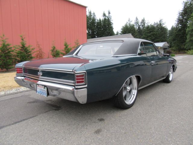 1967 Turquoise Green Chevrolet Chevelle 2 door hardtop