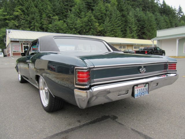 1967 Turquoise Green Chevrolet Chevelle 2 door hardtop