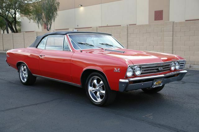 1967 Red Chevrolet Chevelle Convertible