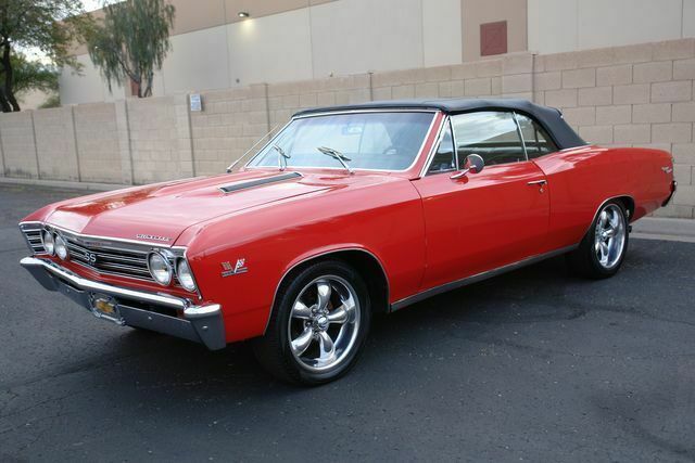 1967 Red Chevrolet Chevelle Convertible