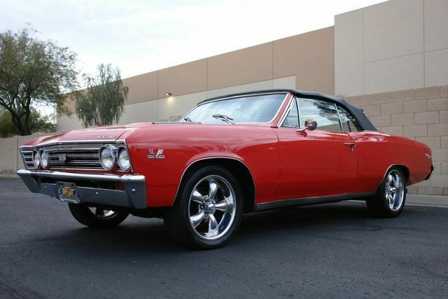 1967 Red Chevrolet Chevelle Convertible