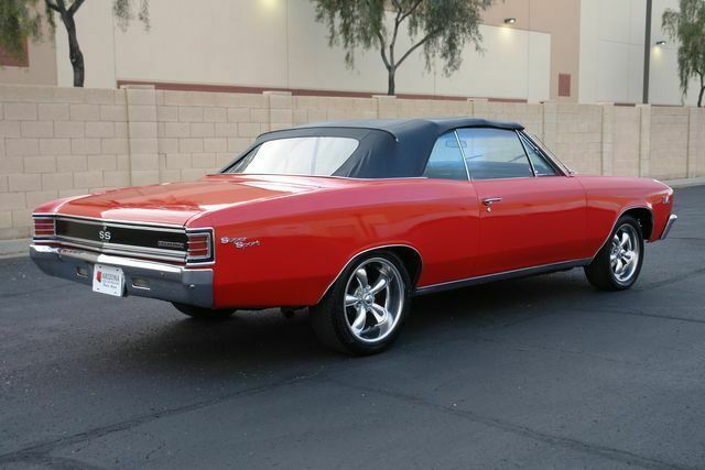 1967 Red Chevrolet Chevelle Convertible