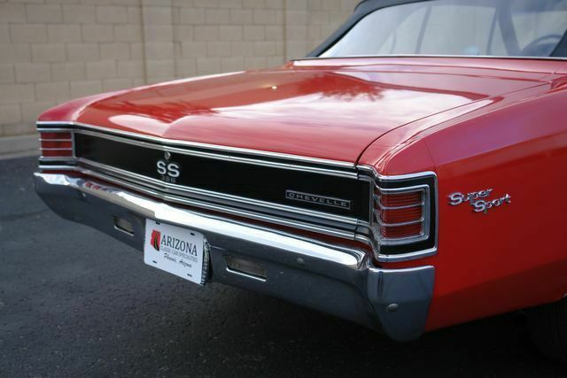 1967 Red Chevrolet Chevelle Convertible