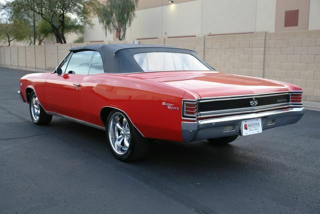 1967 Red Chevrolet Chevelle Convertible