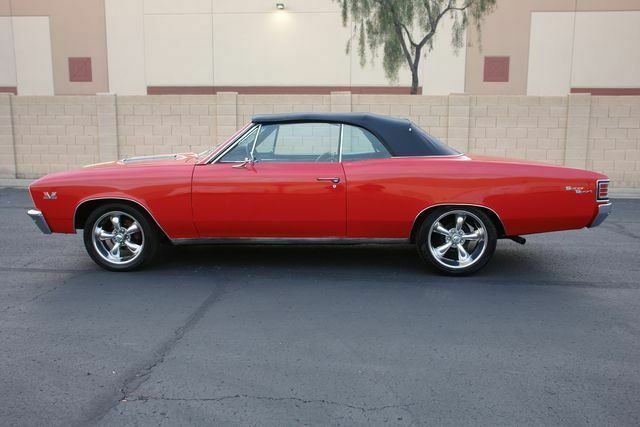 1967 Red Chevrolet Chevelle Convertible