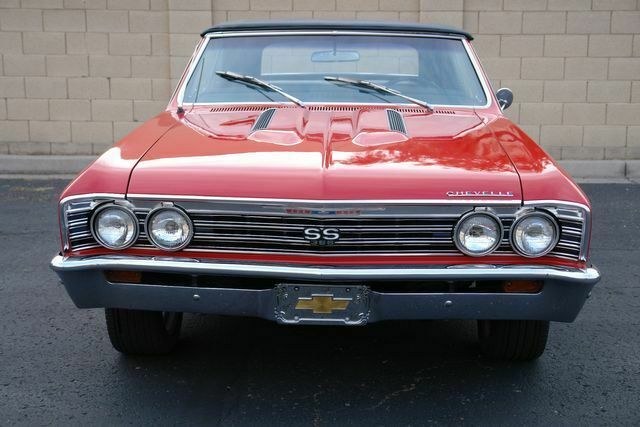 1967 Red Chevrolet Chevelle Convertible