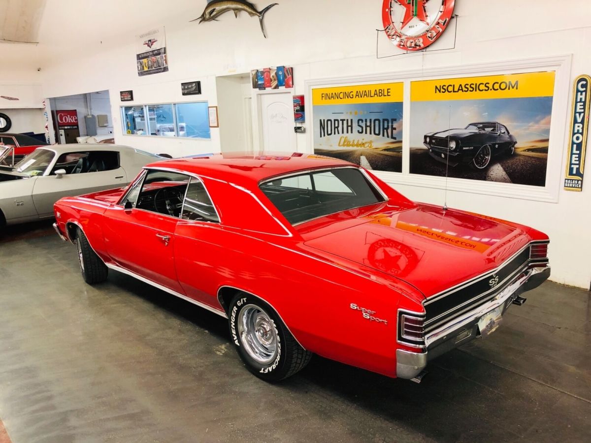1967 Red Chevrolet Chevelle 2 Door