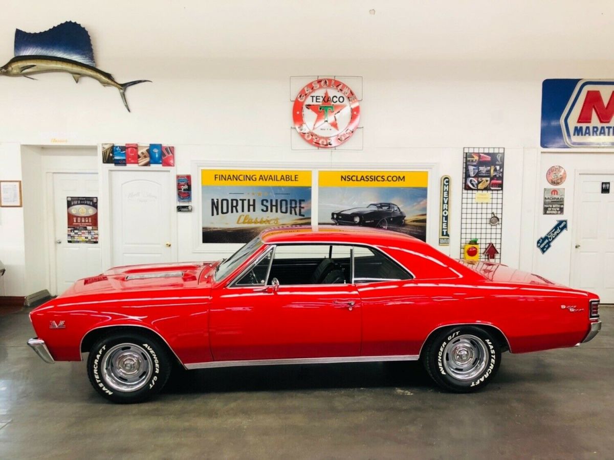 1967 Red Chevrolet Chevelle 2 Door
