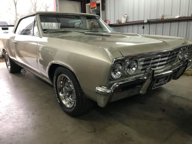 1967 Silver Chevrolet Chevelle Convertible