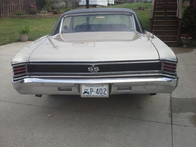1967 Gold Chevrolet Chevelle Hardtop