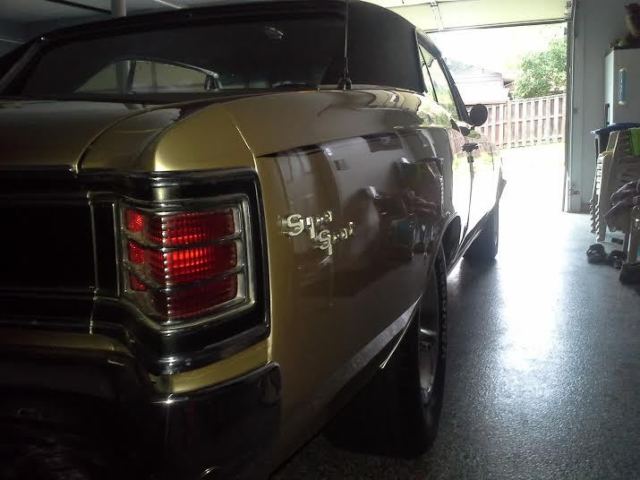 1967 Gold Chevrolet Chevelle Hardtop