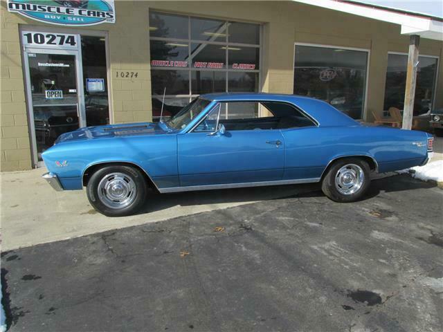 1967 Blue Chevrolet Chevelle Coupe