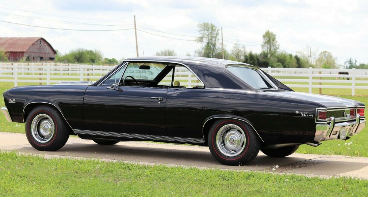 1967 Black Chevrolet Chevelle Coupe