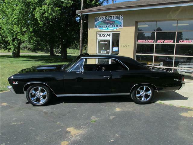 1967 Black Chevrolet Chevelle 2 door coupe