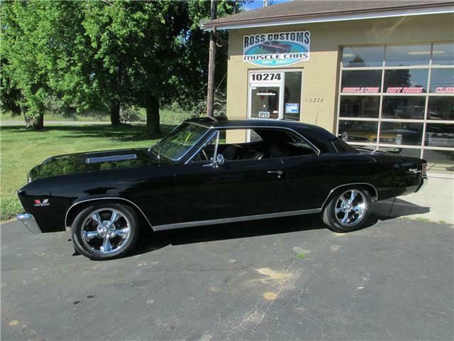 1967 Black Chevrolet Chevelle 2 door coupe