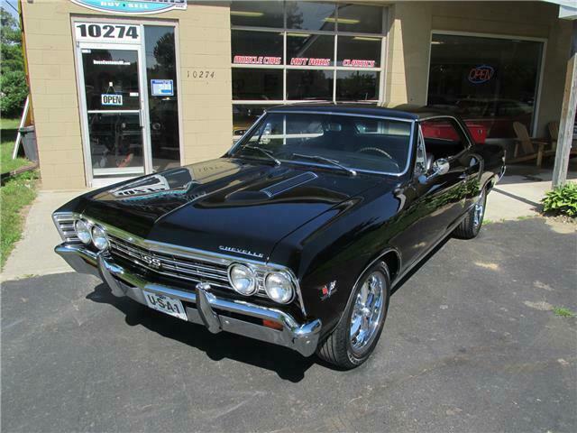 1967 Black Chevrolet Chevelle 2 door coupe